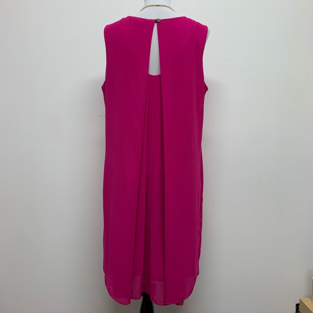 Charlie B Pink Chiffon Dress Size XL - Picture 4 of 13